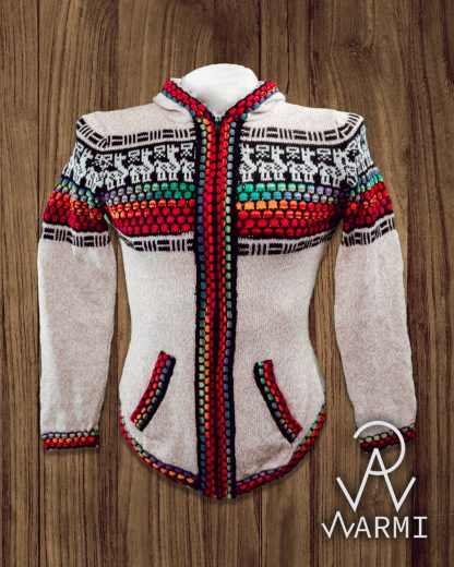 saco sueter chaqueta chompa tapiz ecuador andino hoodie hootie alpaca