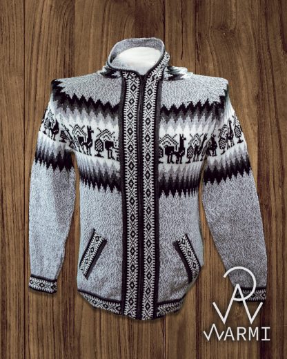 saco sueter chaqueta chompa tapiz ecuador andino hoodie hootie alpaca