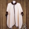 poncho artesanal mujer capa croshet alpaca ruana felpa elegante